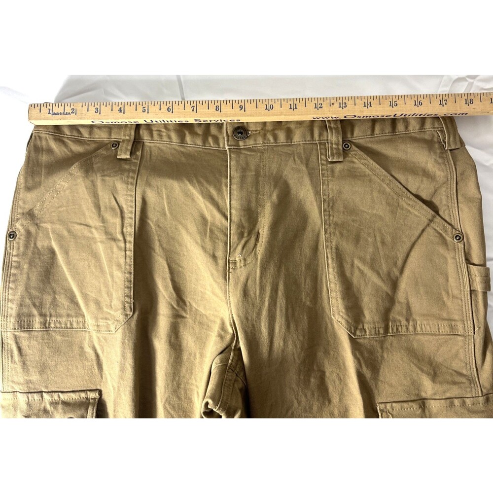 Duluth Trading Womens Curvesetter Carpenter Cargo Pants 12x31 *See Measurements* - Picture 7 of 16